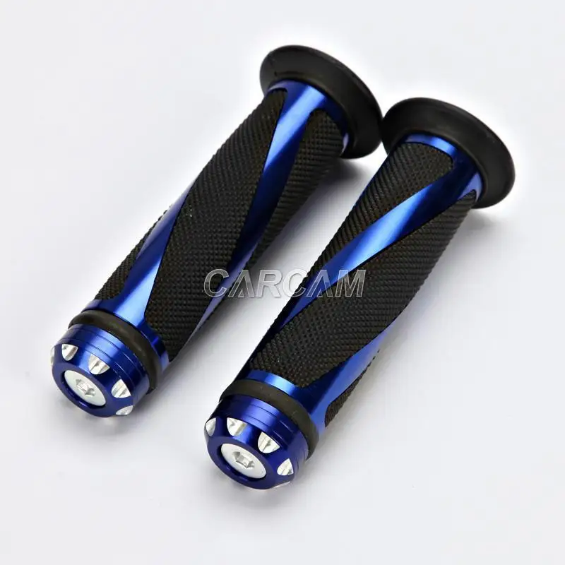 Blue Stripe 7/8" Motorcycle Handlebar Hand Grips For Yamaha Honda Suzuki Kawasaki Triumph Buell KTM Ducati Can-Am Vespa BMW ...
Blue Stripe 7/8" Motorcycle Handlebar Hand Grips For Yamaha Honda Suzuki Kawasaki Triumph Buell KTM Ducati Can-Am Vespa BMW ...
