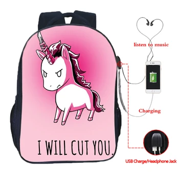 Kawaii Unicorn USB Charge School Bags Students Boys Girls School Rucksack Fashion Double Pocket Men Women Laptop Backpack
Kawaii Unicorn USB Charge School Bags Students Boys Girls School Rucksack Fashion Double Pocket Men Women Laptop Backpack