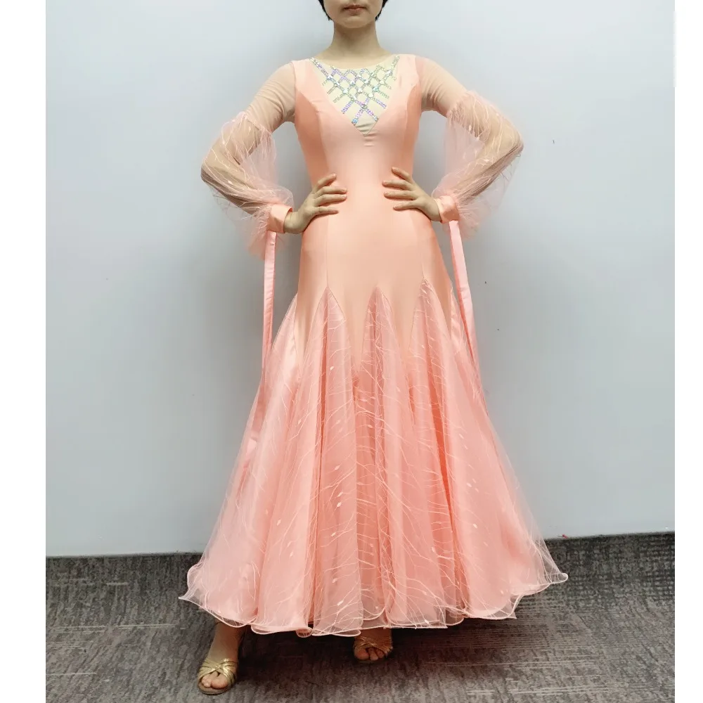 GOODANPAR Sexy Lace Lycra Ballroom Dance Practice Dress Women With Bodysuit Bra Cups Waltz Costume Standard Dance Wear pink
GOODANPAR Sexy Lace Lycra Ballroom Dance Practice Dress Women With Bodysuit Bra Cups Waltz Costume Standard Dance Wear pink