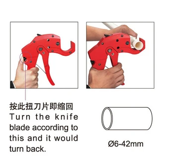 Pvc Pipe Cutting Tool Cutter for Plastic Pipes Diameter 6-42mm
Pvc Pipe Cutting Tool Cutter for Plastic Pipes Diameter 6-42mm