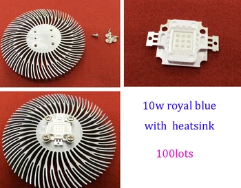 100pcs/lots 10w watt Royal Blue 445-450nm led COB Bridgelux led emitter diodes with 10w led heatsink for Diy
100pcs/lots 10w watt Royal Blue 445-450nm led COB Bridgelux led emitter diodes with 10w led heatsink for Diy