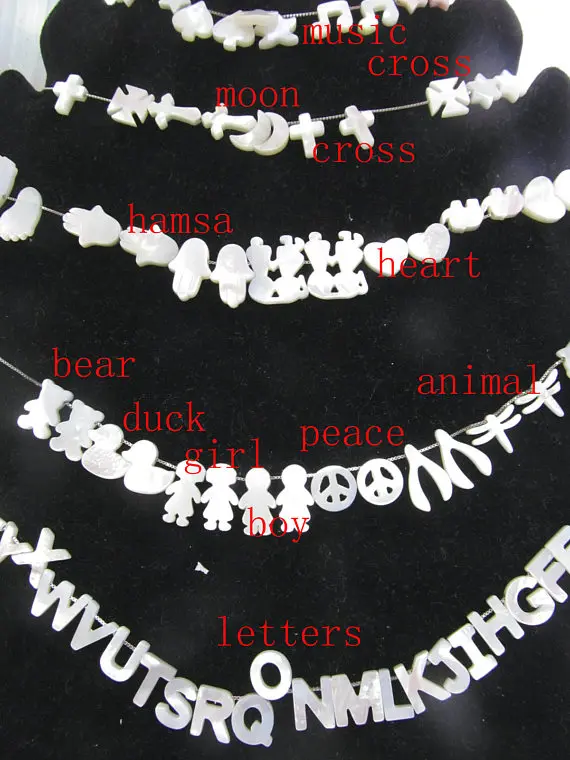 Charm MOP Shell Cabochon White shell Jewelry Cabochon letters boy girl cross hamsa duck animal peace Shell Beads 12-20mm --drill
Charm MOP Shell Cabochon White shell Jewelry Cabochon letters boy girl cross hamsa duck animal peace Shell Beads 12-20mm --drill