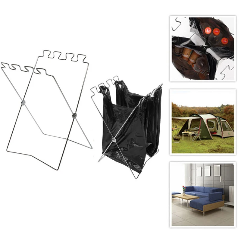 Garbage Bag Shelf Rag Foldable Rack For Outdoor Kitchen Trash Can Stainless Steel Hanging Plastic Bag Storage Organizer Holder
Garbage Bag Shelf Rag Foldable Rack For Outdoor Kitchen Trash Can Stainless Steel Hanging Plastic Bag Storage Organizer Holder