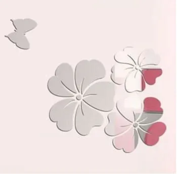 Free shipping 1pc buttefly and 3pcs flower mirror sticker , 3D wall mirror sticker
Free shipping 1pc buttefly and 3pcs flower mirror sticker , 3D wall mirror sticker