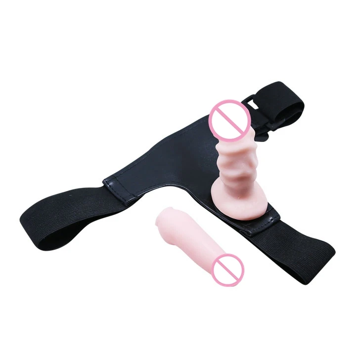 Two Small Size Penis Ultra Elastic Harness Strap on Dildo Gay Couples Sex Products for Anal Sex Toy 3