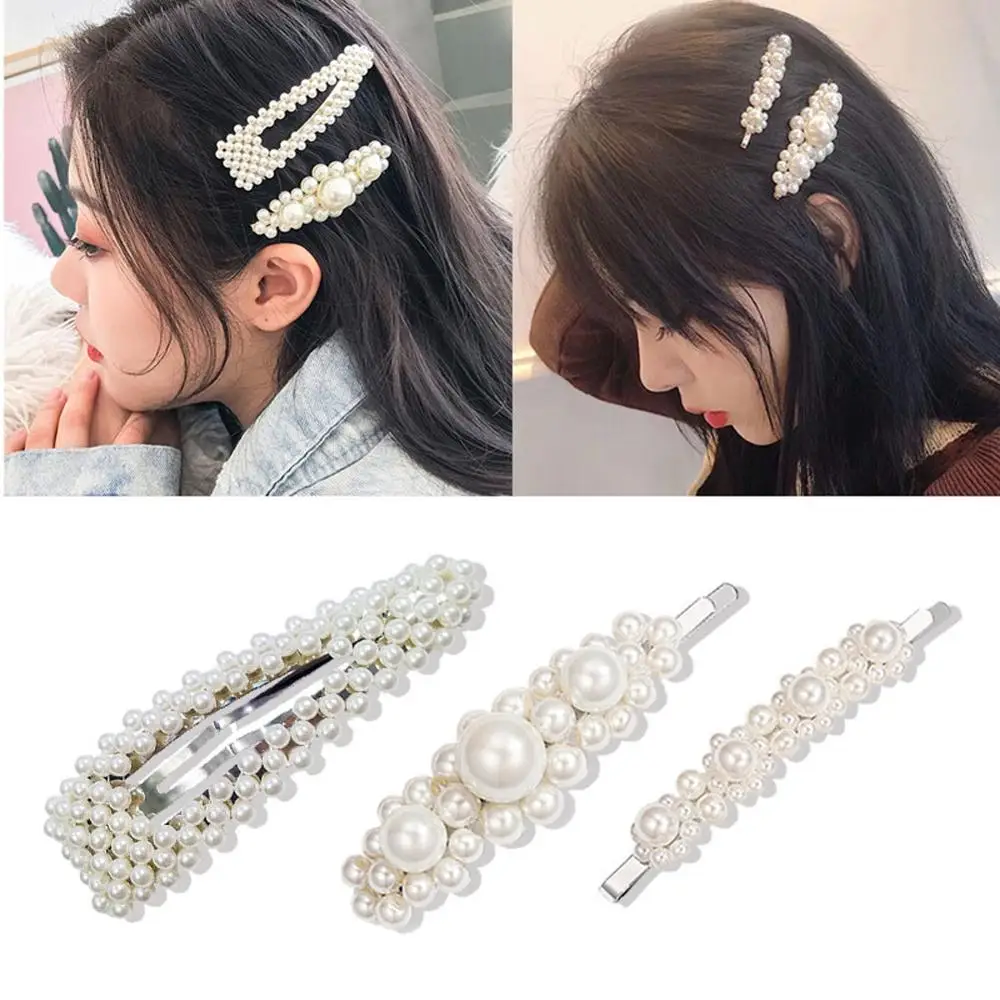 Korean Design Fashion Pearl Hair Clip for Women Elegant Barrette Stick Hairpin Headdress Accessories Beauty Styling Tools CW29
Korean Design Fashion Pearl Hair Clip for Women Elegant Barrette Stick Hairpin Headdress Accessories Beauty Styling Tools CW29