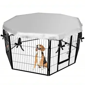 Dog Cage Cover Outdoor Folding Pet Sun Shade Awning Rainproof Waterproof Anti-escape Protective Cover Dog Cage Accessories 20E
Dog Cage Cover Outdoor Folding Pet Sun Shade Awning Rainproof Waterproof Anti-escape Protective Cover Dog Cage Accessories 20E