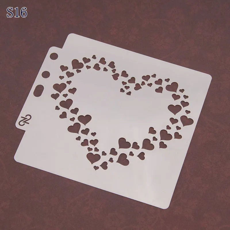 10pcs Scrapbook Stencil Cake Decorating Tool 2019 scrapbooking DIY Decorating Stencil Fondant Pattern Printing Spray Template
10pcs Scrapbook Stencil Cake Decorating Tool 2019 scrapbooking DIY Decorating Stencil Fondant Pattern Printing Spray Template