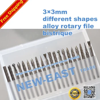 1Lot Tungsten Rotary File/Burr suit 3X3mm reamer tool drill bit endmill router bit
1Lot Tungsten Rotary File/Burr suit 3X3mm reamer tool drill bit endmill router bit