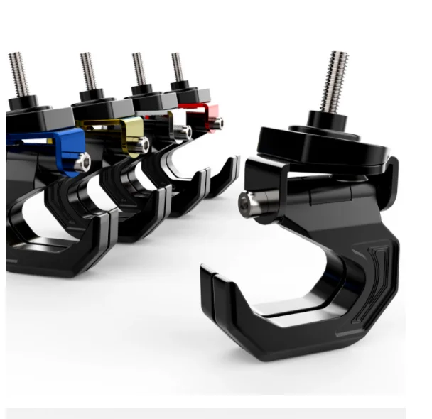 Motorcycle High Quality 4 Color Universal Scooter E-Bike Metal Double Hook Helmet Luggage Storage Hook CNC Dual Hooks
Motorcycle High Quality 4 Color Universal Scooter E-Bike Metal Double Hook Helmet Luggage Storage Hook CNC Dual Hooks