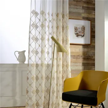 Embroidered sheer curtains European Palace Designs Beige Window tulle Home decor Flower pattern Luxury Voile curtains 088
Embroidered sheer curtains European Palace Designs Beige Window tulle Home decor Flower pattern Luxury Voile curtains 088