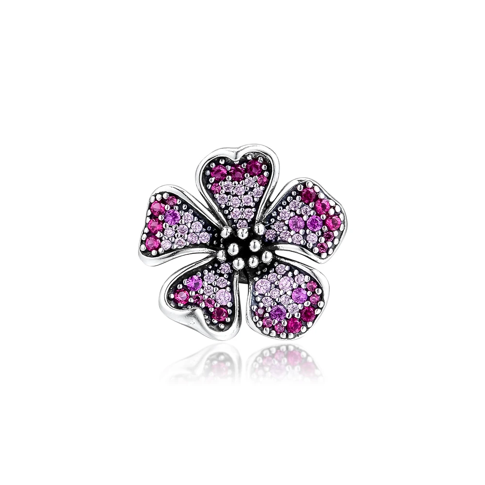 CKK Fit Pandora Bracelets Peach Blossom Flower Charms Sterling Silver 925 Original Beads for Jewelry Making Charm Joyas de plata
CKK Fit Pandora Bracelets Peach Blossom Flower Charms Sterling Silver 925 Original Beads for Jewelry Making Charm Joyas de plata