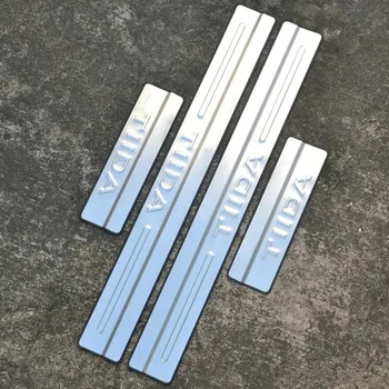 High quality stainless steel Scuff Plate/Door Sill Protector Sticker Car Styling For 2011 Tiida
High quality stainless steel Scuff Plate/Door Sill Protector Sticker Car Styling For 2011 Tiida