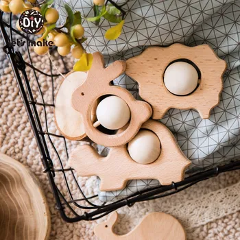 Let's make Wooden Teether Food Grade Tiny Rod Wood DIY Animal Cartoon Unicorn Shape 1PC Teething Toys 4-6 Months Baby Teethers
Let's make Wooden Teether Food Grade Tiny Rod Wood DIY Animal Cartoon Unicorn Shape 1PC Teething Toys 4-6 Months Baby Teethers