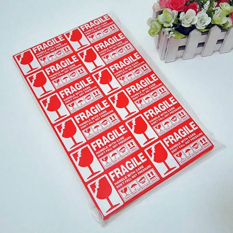 9*5 cm Large Box Shipping Label In English Fragile Products Sticker Warning Handle With Care/up/keep Out Of Rain Sticker
9*5 cm Large Box Shipping Label In English Fragile Products Sticker Warning Handle With Care/up/keep Out Of Rain Sticker