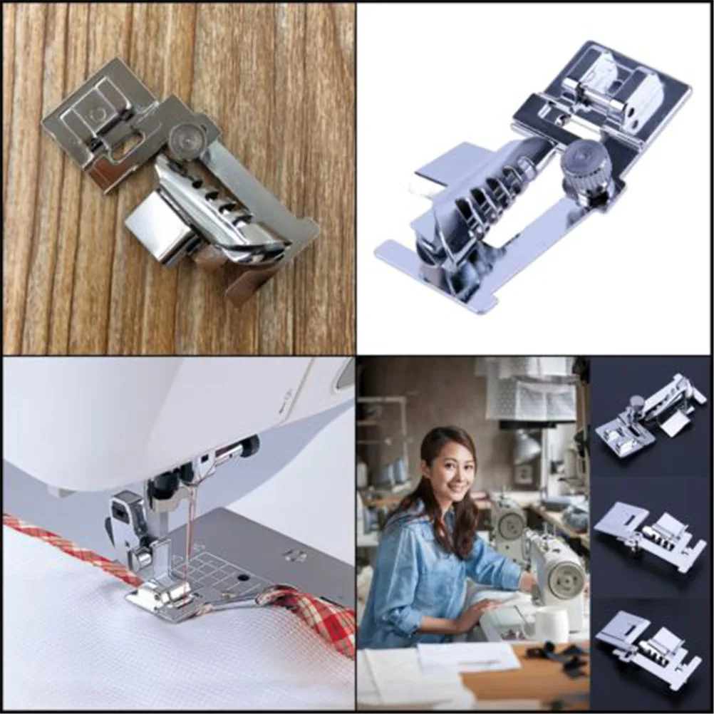 Stitcher Rolled Hem Presser Foot Set For Sewing Domestic Machine Part Sewing Machine Sewing Tools Accessory
Stitcher Rolled Hem Presser Foot Set For Sewing Domestic Machine Part Sewing Machine Sewing Tools Accessory