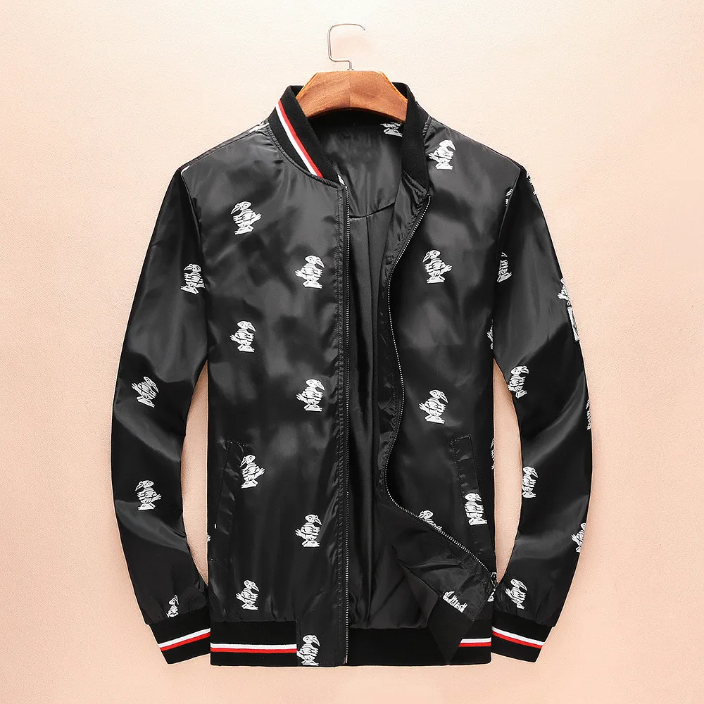 New 19ss Men Rib Sleeve Classic animal stripes Fashion High couple Baseball Coats & Jackets Abstract digital coat Motor #J3
New 19ss Men Rib Sleeve Classic animal stripes Fashion High couple Baseball Coats & Jackets Abstract digital coat Motor #J3