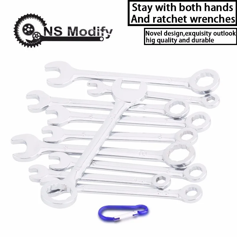 NS Modify 10Pcs Multitool Key Ratchet Spanners Set of Tools Set Wrenches Universal Keys Gear Ring Wrench Car Repair Tools
NS Modify 10Pcs Multitool Key Ratchet Spanners Set of Tools Set Wrenches Universal Keys Gear Ring Wrench Car Repair Tools