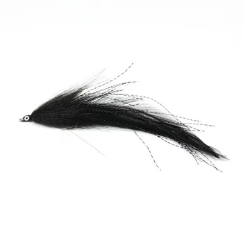 2PCS Size 2# Fly Fishing Flies Deceiver Black Saltwater Flies Pike Streamer Fly
2PCS Size 2# Fly Fishing Flies Deceiver Black Saltwater Flies Pike Streamer Fly