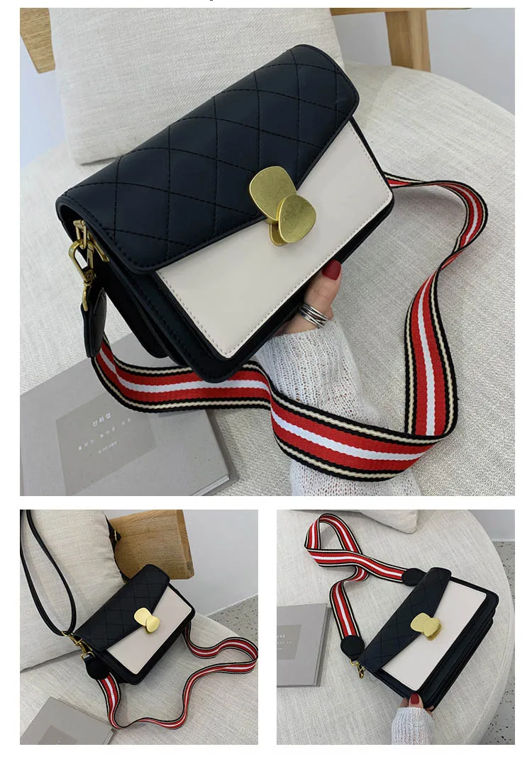 Women's Bag Small Panelled Crossbody Bags for Women (7)