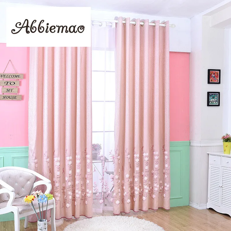 Abbiemao Lovely Pink Wedding Curtains For Living Room Jacquard And Embroidered Cloth Curtain Sheer Voile Window Drapes
Abbiemao Lovely Pink Wedding Curtains For Living Room Jacquard And Embroidered Cloth Curtain Sheer Voile Window Drapes