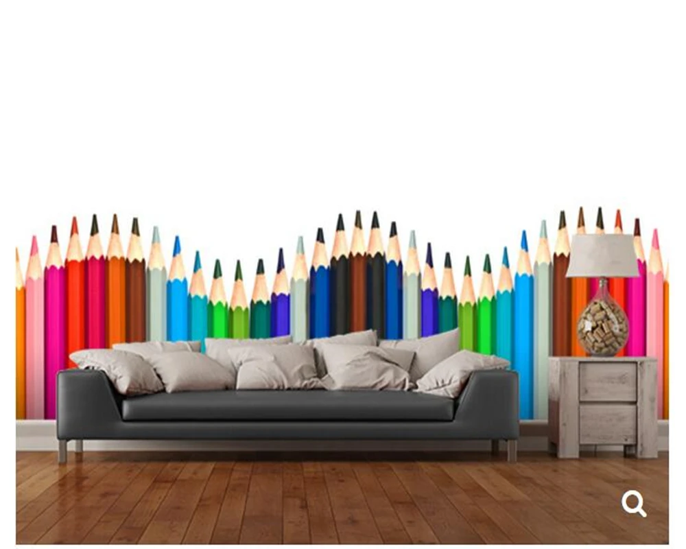 Custom children wallpaper,Coloured Pencils,3D cartoon mural for living room children's room backdrop waterproof wallpaper
Custom children wallpaper,Coloured Pencils,3D cartoon mural for living room children's room backdrop waterproof wallpaper