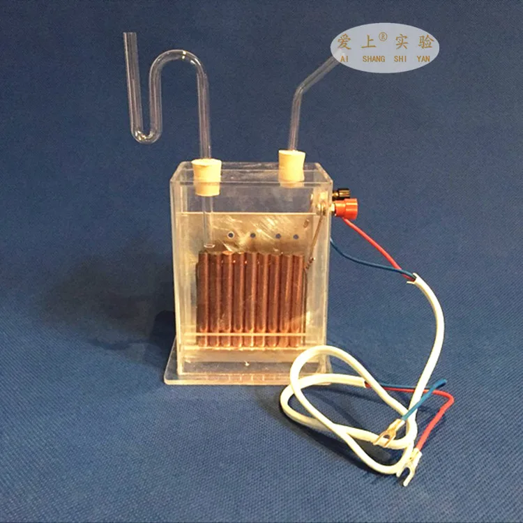 Vertical diaphragm electrolyzer J2605 electrolysis saturated salt water chemical instrument hydrogen production device teaching
Vertical diaphragm electrolyzer J2605 electrolysis saturated salt water chemical instrument hydrogen production device teaching