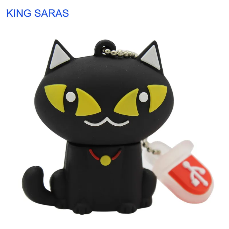 KING SARAS cartoon Bell cat model usb2.0 4GB 8GB 16GB 32GB 64GB pen drive USB Flash Drive creative gift
KING SARAS cartoon Bell cat model usb2.0 4GB 8GB 16GB 32GB 64GB pen drive USB Flash Drive creative gift