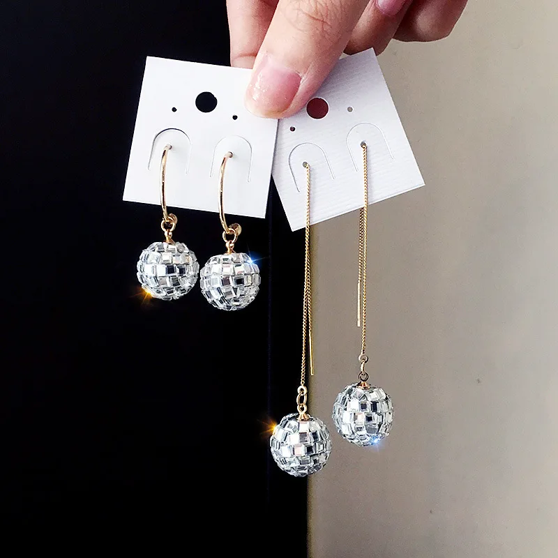 Simple Silver-Color Ball Drop Earrings For Women Fashion Jewelry 2019 Chic Statement Earrings Long Bijoux Personality All Match
Simple Silver-Color Ball Drop Earrings For Women Fashion Jewelry 2019 Chic Statement Earrings Long Bijoux Personality All Match