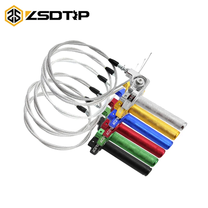 ZSDTRP 22mm CNC Aluminum Throttle Grip Quick Twister + Throttle Cable For 125-250cc ATV Dirt Pit Bike Motorcycle Racing
ZSDTRP 22mm CNC Aluminum Throttle Grip Quick Twister + Throttle Cable For 125-250cc ATV Dirt Pit Bike Motorcycle Racing