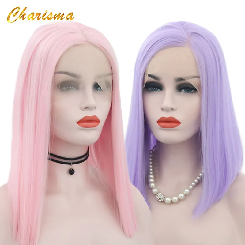Charisma Natural Hairline Short Wig Bob Style Colorful Synthetic Lace Front Wig For Black Women Heat Resistant Hair Cosplay Wig
Charisma Natural Hairline Short Wig Bob Style Colorful Synthetic Lace Front Wig For Black Women Heat Resistant Hair Cosplay Wig