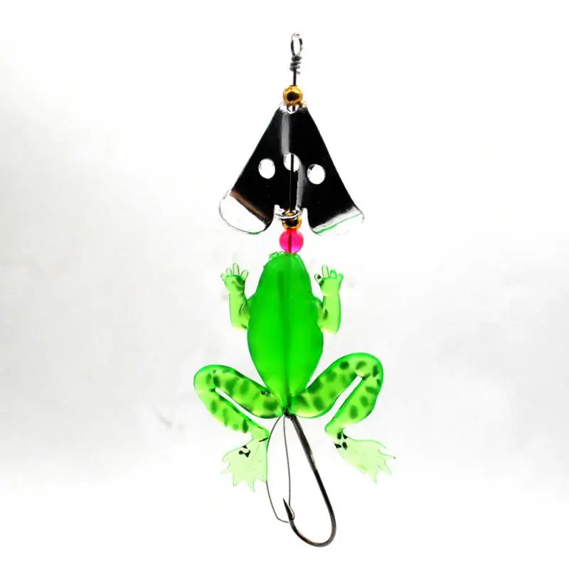 Hot Sale 1Pcs Rubber Batrachia Soft Fake Simulation Bait False Fishing Lures Trolling Bass CrankBait Sinking 8cm/6.2g
Hot Sale 1Pcs Rubber Batrachia Soft Fake Simulation Bait False Fishing Lures Trolling Bass CrankBait Sinking 8cm/6.2g