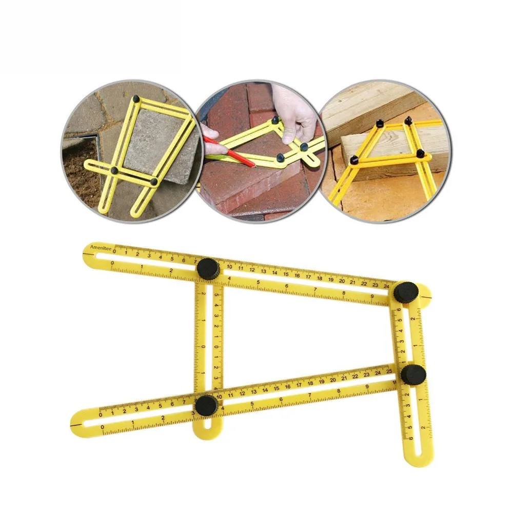 All Angles Multi-Angle Ruler Template Tool Measures All Angles Forms for Measurement Outdoor Tools Flexible Easy Tool
All Angles Multi-Angle Ruler Template Tool Measures All Angles Forms for Measurement Outdoor Tools Flexible Easy Tool