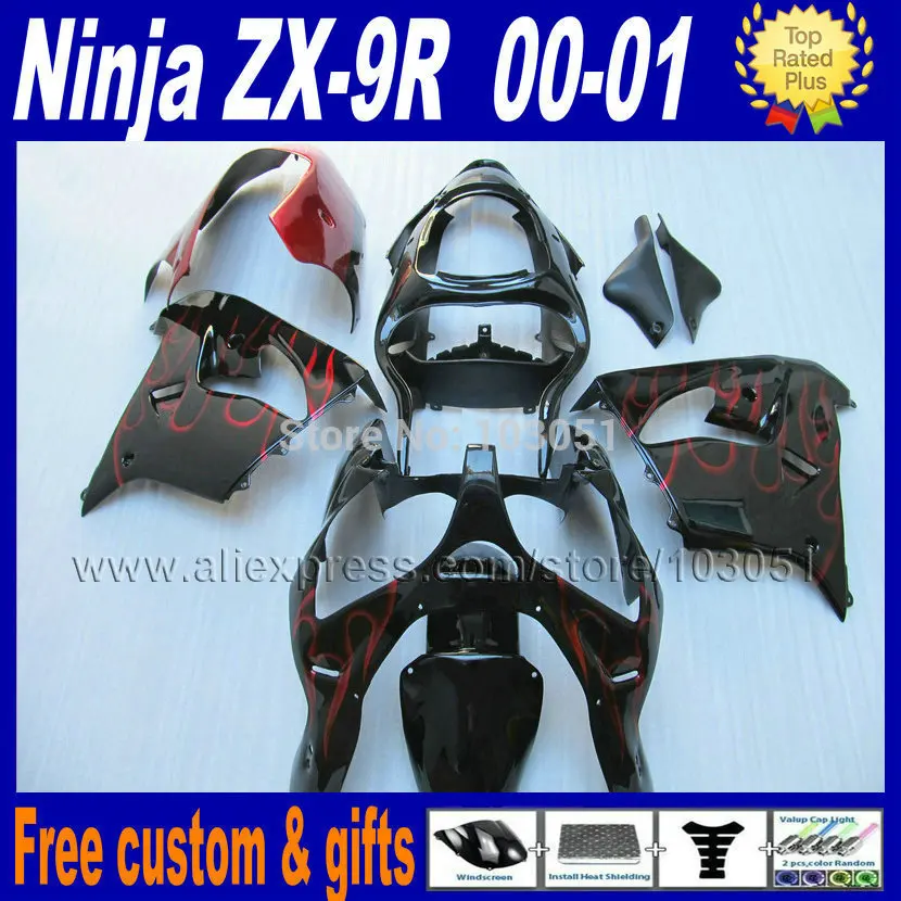 7 gifts Road fairing for kawasaki ninja ZX 9R 2000 2001 R 00 01 red flame aftermarket body repair fairings kit parts
7 gifts Road fairing for kawasaki ninja ZX 9R 2000 2001 R 00 01 red flame aftermarket body repair fairings kit parts