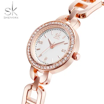 Shengke Luxury Bracelet Watch Women Watches Fashion Rose Gold Women's Watches Full Steel Ladies Watch Clock saat reloj mujer
Shengke Luxury Bracelet Watch Women Watches Fashion Rose Gold Women's Watches Full Steel Ladies Watch Clock saat reloj mujer