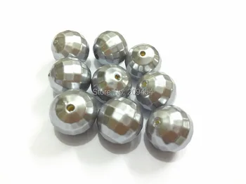 Wholesale ! 20mm 100pcs/lot Grey Faceted Acrylic Pearl Beads For Fashion Jewelry Making !
Wholesale ! 20mm 100pcs/lot Grey Faceted Acrylic Pearl Beads For Fashion Jewelry Making !