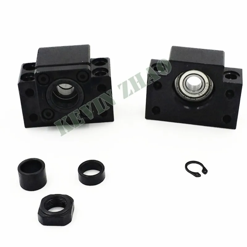 BK15 BF15 Set : 1 pc of BK15 and 1 pc BF15 for end support for SFU2005 SFU2010 SFU2020 ball screw support CNC XYZ
BK15 BF15 Set : 1 pc of BK15 and 1 pc BF15 for end support for SFU2005 SFU2010 SFU2020 ball screw support CNC XYZ