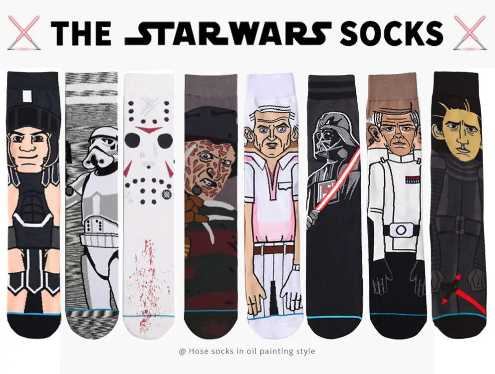 2018 Sale Hot Star Wars Autumn And Winter New Cartoon Funny Men's Socks Stockings Planet Battle Vader High Quality New Socks
2018 Sale Hot Star Wars Autumn And Winter New Cartoon Funny Men's Socks Stockings Planet Battle Vader High Quality New Socks