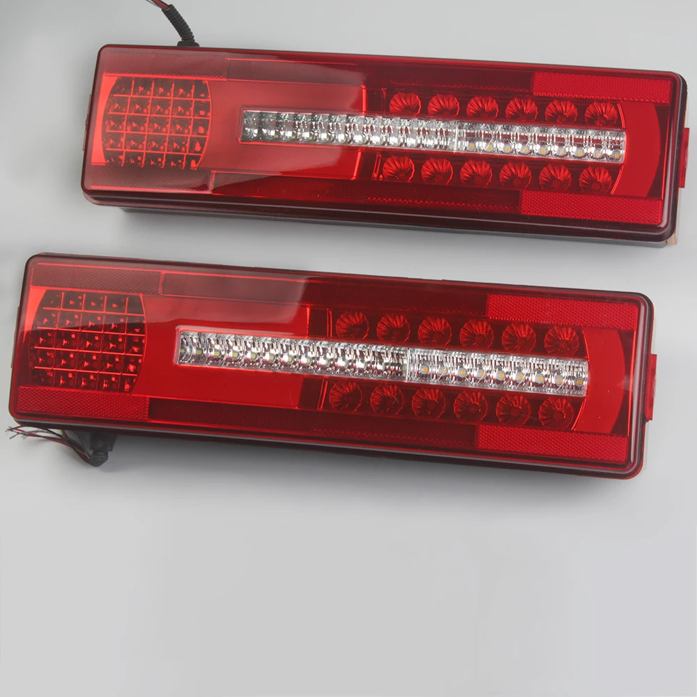 1Pair Left and Right Truck LED Rear Tail Lights Stop Turn Signal Lamp 24V for SCANIA Truck Trailer Caravan
1Pair Left and Right Truck LED Rear Tail Lights Stop Turn Signal Lamp 24V for SCANIA Truck Trailer Caravan