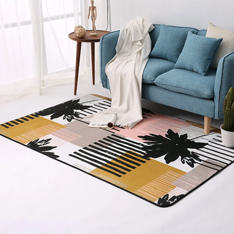 Simple Modern Geometric Home Mat Nordic Style Living Room Carpet Bedroom Bed Full Soft Polyester Rugs Rectangular Soft Floormat
Simple Modern Geometric Home Mat Nordic Style Living Room Carpet Bedroom Bed Full Soft Polyester Rugs Rectangular Soft Floormat