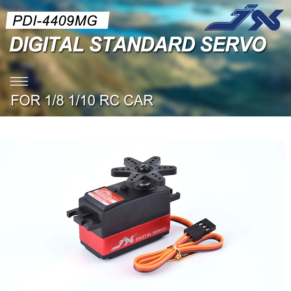 JX Servo PDI-4409MG 9KG Short Servo Digital Standard Servo For 1/8 1/10 RC Car LOW PROFILE Metal Gear 3racing 3R SAKURA D4 CS
JX Servo PDI-4409MG 9KG Short Servo Digital Standard Servo For 1/8 1/10 RC Car LOW PROFILE Metal Gear 3racing 3R SAKURA D4 CS