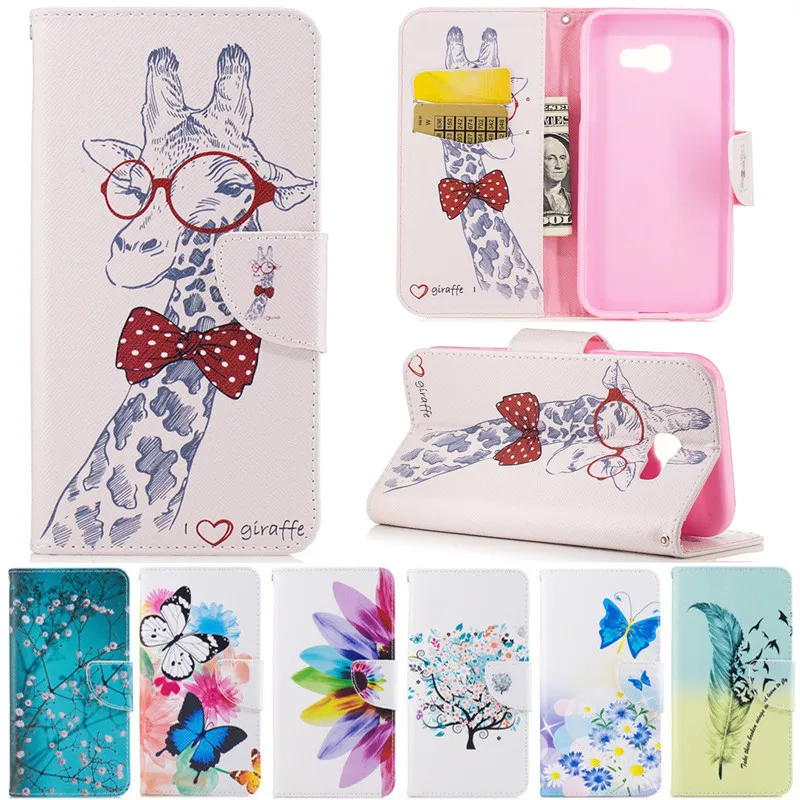 Cartoon Butterfly Giraffe Flower Leather Flip Fundas Phone Cases For Samsung Galaxy A3 A5 2017 A320 A520 SM-A320F SM-A520F Cover
Cartoon Butterfly Giraffe Flower Leather Flip Fundas Phone Cases For Samsung Galaxy A3 A5 2017 A320 A520 SM-A320F SM-A520F Cover