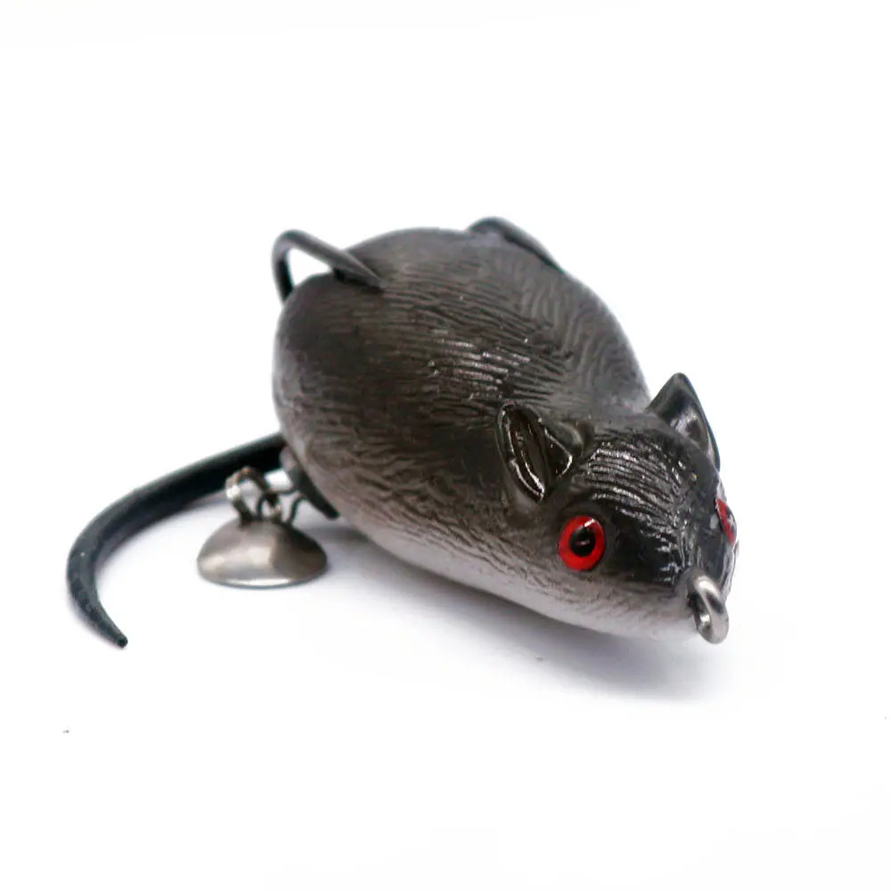 1Pcs 3D Eyes Soft Bait Mouse Fishing lures 7cm 19.3g Floating Simulation lures Soft Bells Sound Bass Baits Fishing Tackle 
1Pcs 3D Eyes Soft Bait Mouse Fishing lures 7cm 19.3g Floating Simulation lures Soft Bells Sound Bass Baits Fishing Tackle