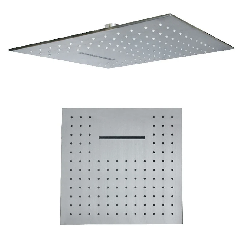 20 Inch Rainfall Shower Head Waterfall Bathroom Ceiling Mounted 304 Stainless Steel Big Shower Rain Brushed Finished
20 Inch Rainfall Shower Head Waterfall Bathroom Ceiling Mounted 304 Stainless Steel Big Shower Rain Brushed Finished