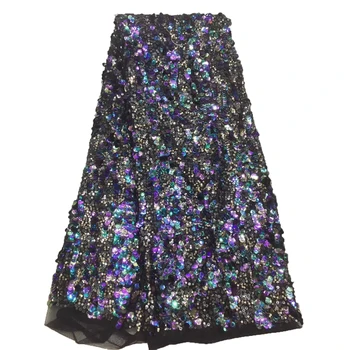 High Quality Sequins African 3D Lace Fabrics Embroidered French Lace Fabric New Style Nigerian Lace Fabric for DressHX1404-1
High Quality Sequins African 3D Lace Fabrics Embroidered French Lace Fabric New Style Nigerian Lace Fabric for DressHX1404-1