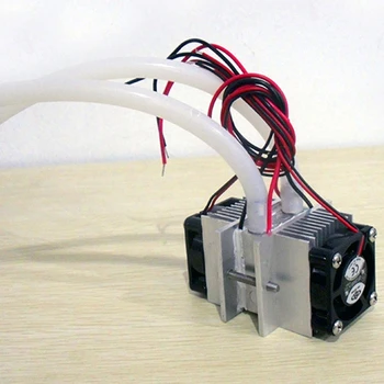 DIY kits Thermoelectric Peltier Refrigeration Cooling System Water cooling+ fan+ 2pcs TEC1-12706 Coolers
DIY kits Thermoelectric Peltier Refrigeration Cooling System Water cooling+ fan+ 2pcs TEC1-12706 Coolers