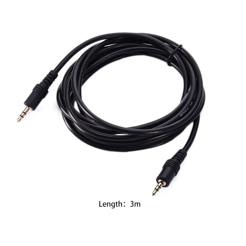 1.5M 3M 5M 10M Aux Cable Speaker Wire 3.5mm Male to Male Audio Stereo Aux Cable Cord For Headphone Microphone MP3 Adapter