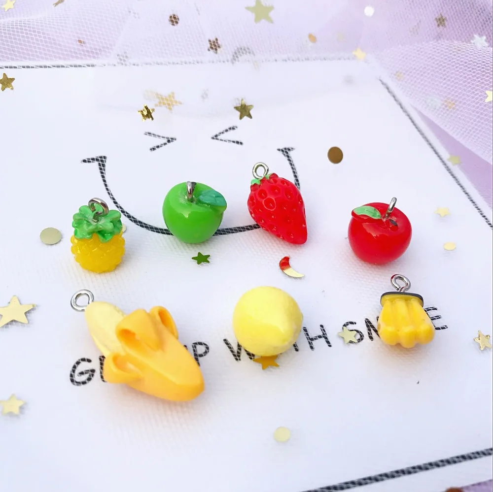 ZALEBABA 10pcs mini resin simulation of fruit charms very cute keychain pendant necklace pendant for DIY earring
ZALEBABA 10pcs mini resin simulation of fruit charms very cute keychain pendant necklace pendant for DIY earring