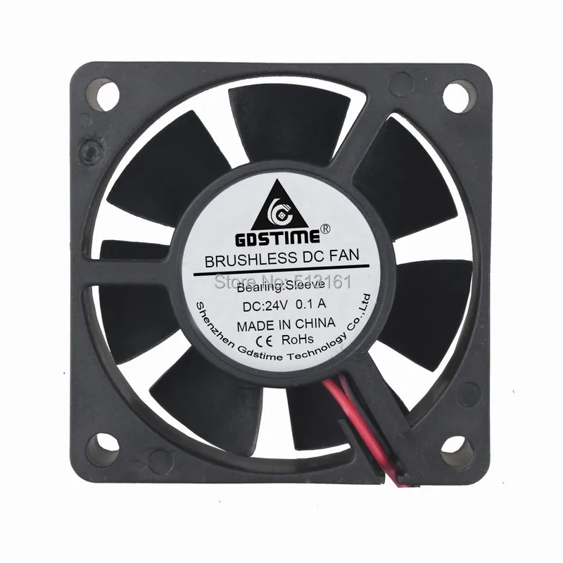 2pcs GDT 6020 DC 24V 2Pin Brushless Computer Cooler Cooling Fan 60MM 6CM 60x60x20MM
2pcs GDT 6020 DC 24V 2Pin Brushless Computer Cooler Cooling Fan 60MM 6CM 60x60x20MM