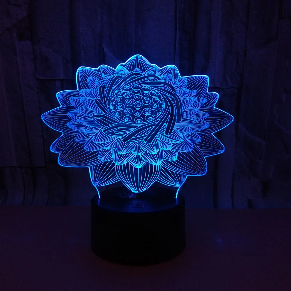 3D Lotus Flower Night Light LED Lights Table Lamps For Home Decor Christmas Novelty Gifts For kids Children Free Dropship
3D Lotus Flower Night Light LED Lights Table Lamps For Home Decor Christmas Novelty Gifts For kids Children Free Dropship